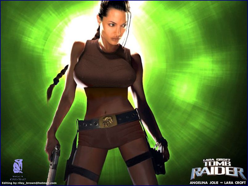 Angelina Jolie: Zelená Lara Croft!