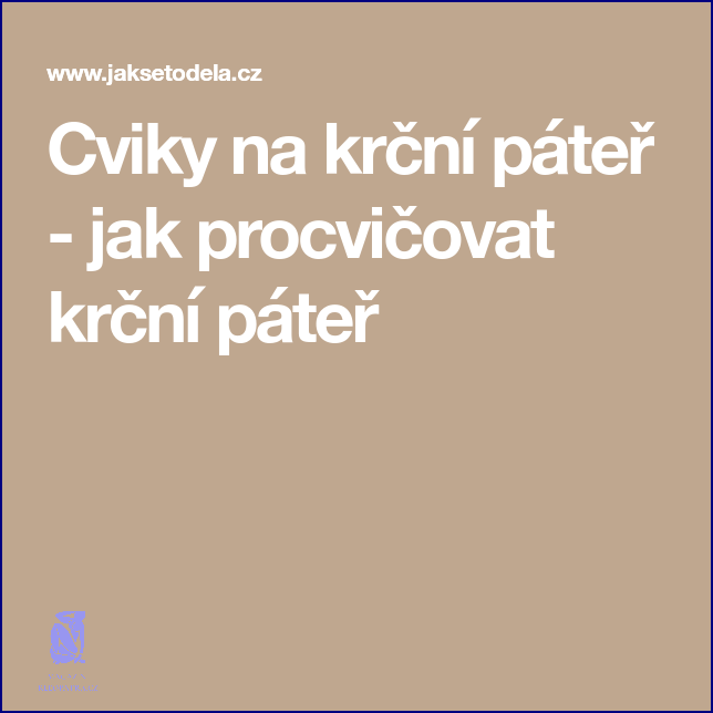 Cviky na Krční Páteř: Jak zmírnit Tinnitus?