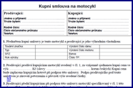 Jednoduchá Kupní Smlouva Na Auto!
