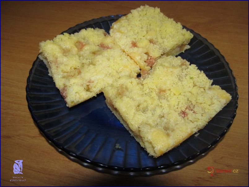 Recept: Hrníčkový Rebarborový Koláč S Tvarohem!