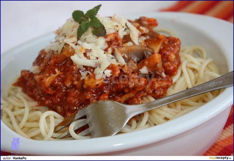 Recept na Šťavnaté Špagety S Mletým Masem!