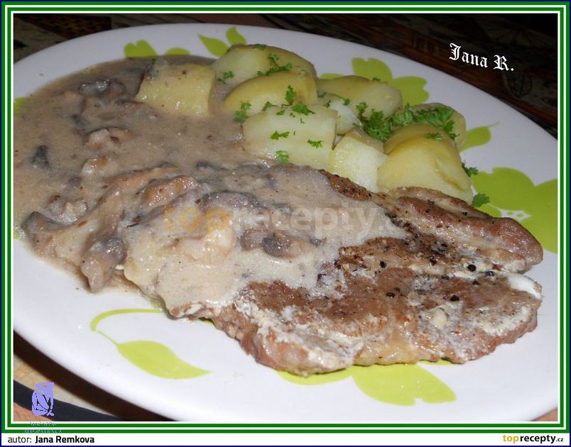 Vepřové Plátky Na Žampionech - Delikatesa! Vepřové Plátky Na Žampionech - Delikatesa!